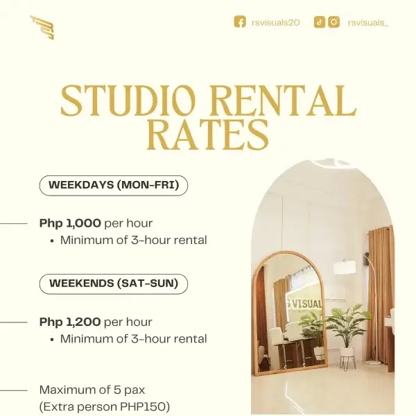 Studio rental for content creators Cavite